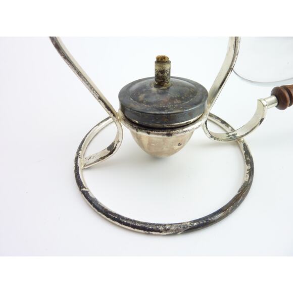 Vintage Italian Brandy Cognac Snifter Warmer Aroma Enhancer Dark Academia Vibe - Picture 3 of 7